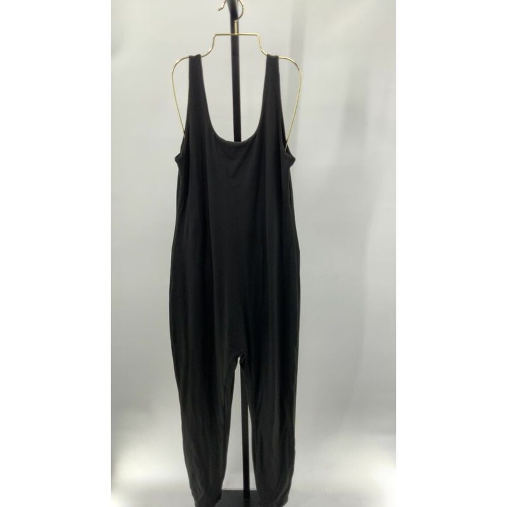 Quince Black Sleeveless Jumpsuit
